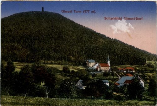 Schlachtfeld Climont Dorf - Feldpost
