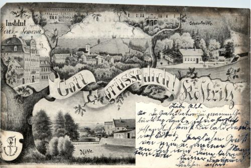 Gott Grüsse dich Köstritz - Litho