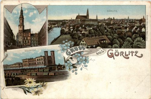 Gruss aus Görlitz - Litho