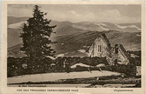 In den Hochvogesen - Feldpost