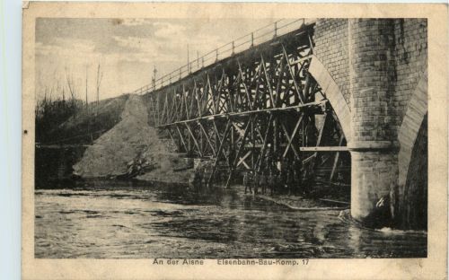 An der Aisne - Eisenbahn Bau Kompanie 17