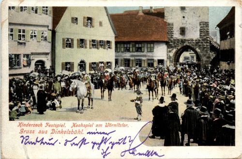 Gruss aus Dinkelsbühl - Kinderzech Festspiel