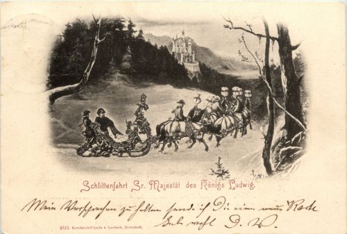 Schlittenfahrt Sr. Majestät des König Ludwig II