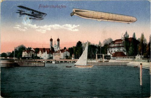 Friedrichshafen - Zeppelin - Flugzeug