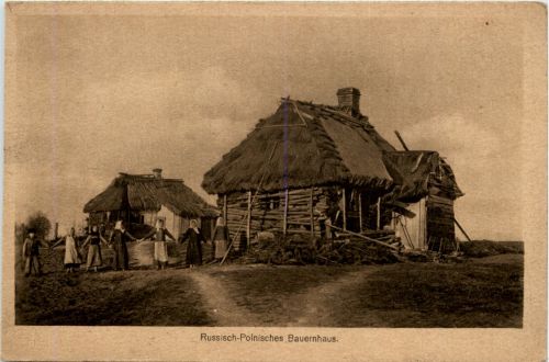 Russisches Polnisches Bauernhaus - Feldpost