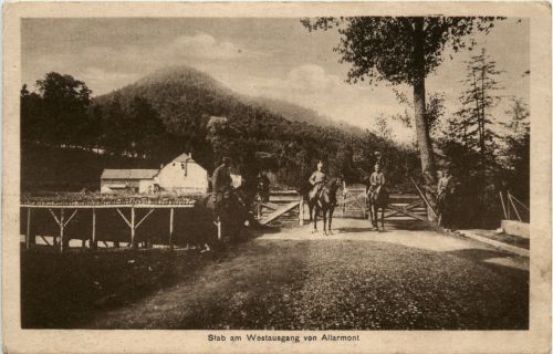 Allarmont - Stab am Westausgang