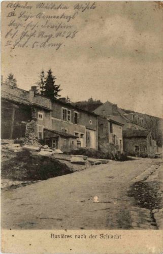 Buxieres nach der Schlacht