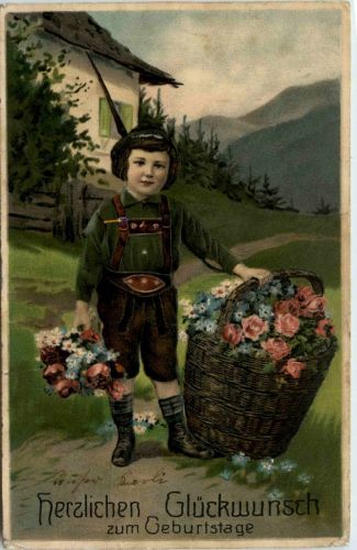 Geburtstag - Kinder Prägekarte