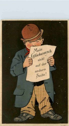 Geburtstag - Humor Prägekarte