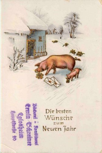 Neujahr - Schwein