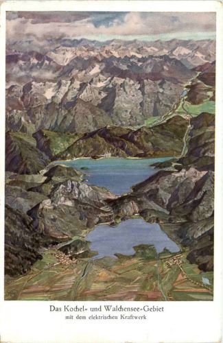 Kochel und Walchensee Gebiet