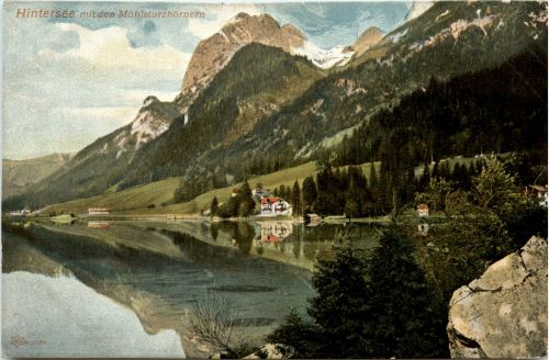 Hintersee mit den Mühlsturzhörnern