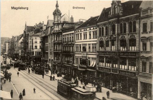 Magdeburg - Breiteweg - Strassenbahn