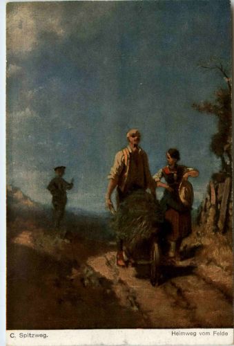 Carl Spitzweg - Heimweg vom Felde