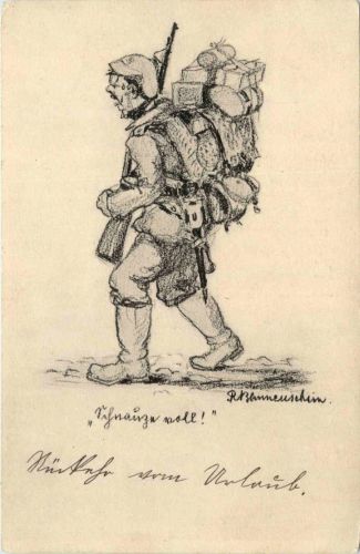 Künstlerkarte R. Blumenschein
