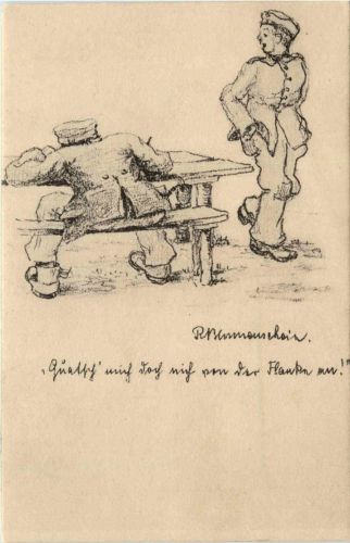 Künstlerkarte R. Blumenschein