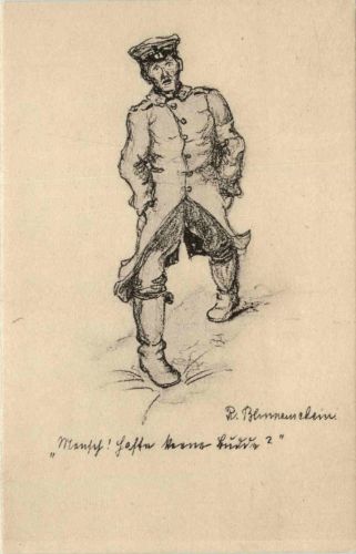 Künstlerkarte R. Blumenschein