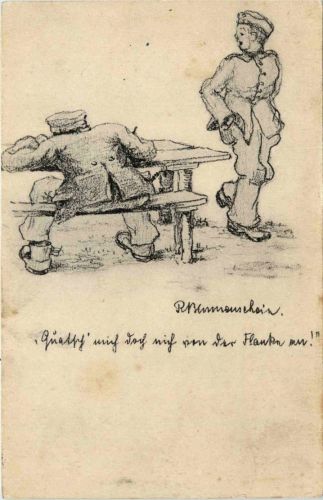 Künstlerkarte R. Blumenschein
