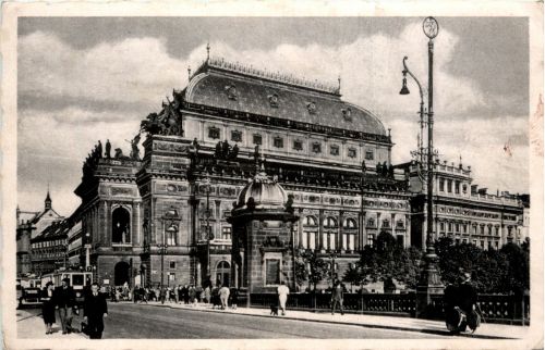 Prag - Nationaltheater - Feldpost