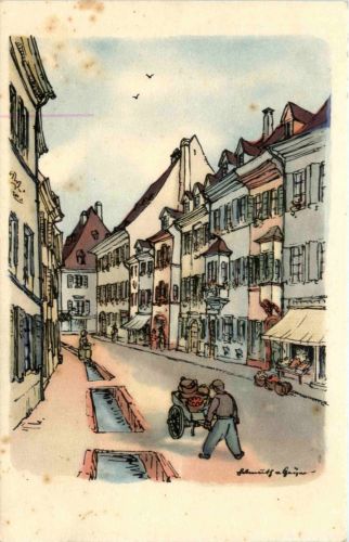 Freiburg - Künstlerkarte