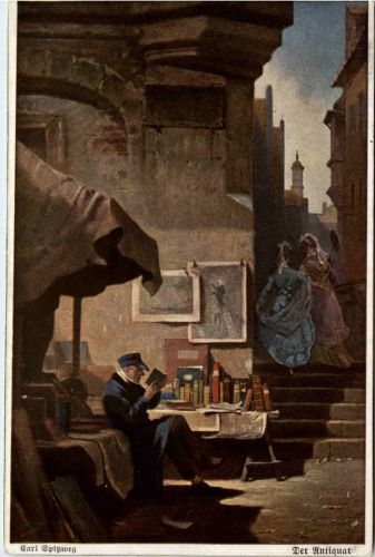 Künstlerkarte C. Spitzweg
