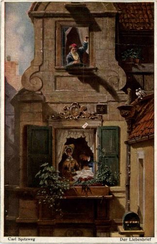 Künstlerkarte C. Spitzweg