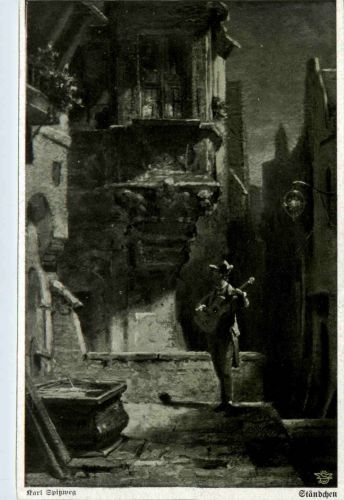 Künstlerkarte C. Spitzweg