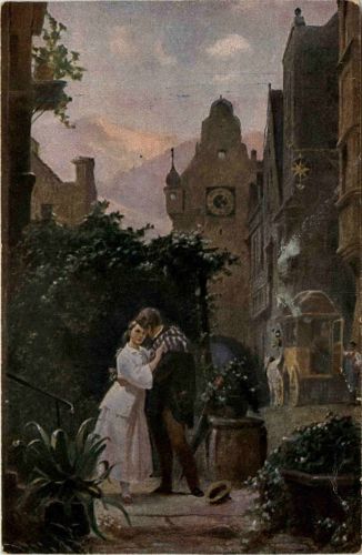 Künstlerkarte C. Spitzweg