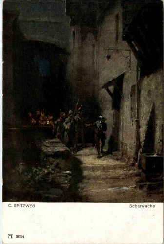 Künstlerkarte C. Spitzweg