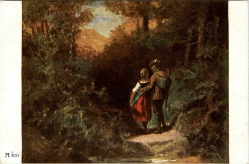 Künstlerkarte C. Spitzweg
