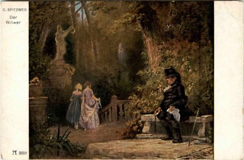 Künstlerkarte C. Spitzweg