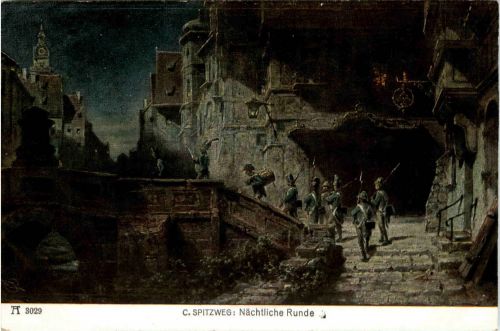 Künstlerkarte C. Spitzweg