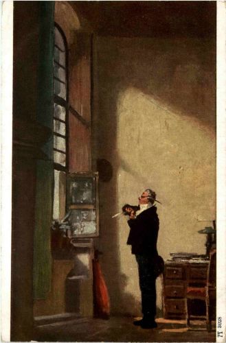Künstlerkarte C. Spitzweg