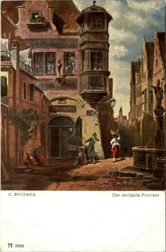 Künstlerkarte C. Spitzweg