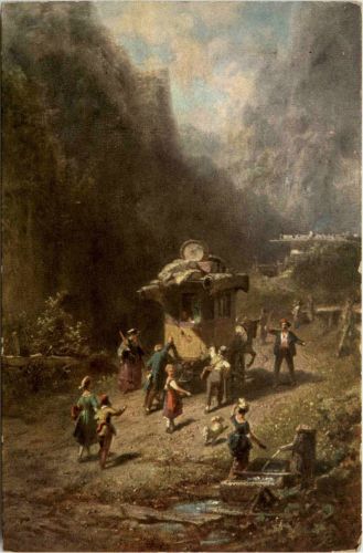 Künstlerkarte C. Spitzweg