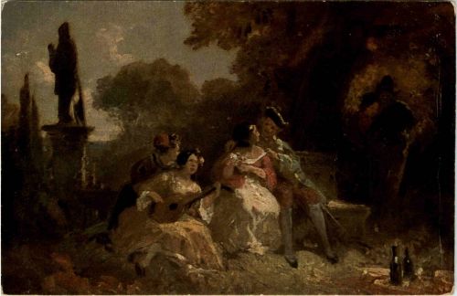 Künstlerkarte C. Spitzweg
