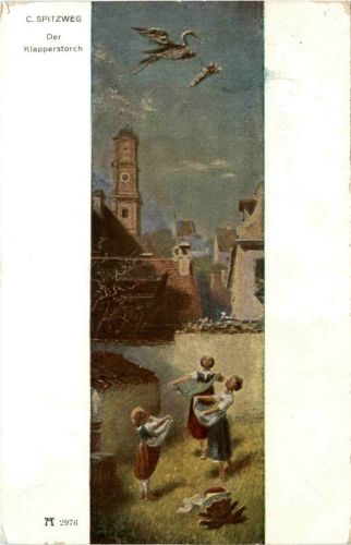 Künstlerkarte C. Spitzweg
