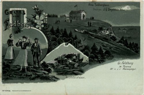 Gruss vom Feldberg - Litho