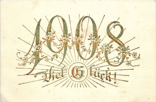 Jahreszahl 1908