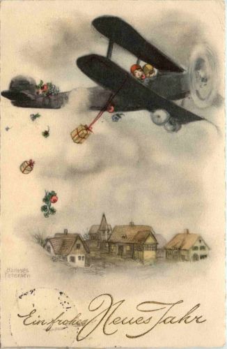 Neujahr - Flugzeug