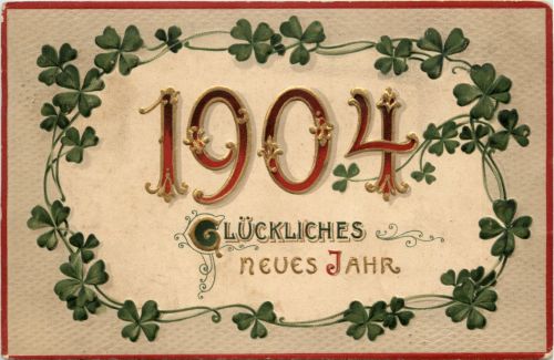 Neujahr - Jahreszahl 1904