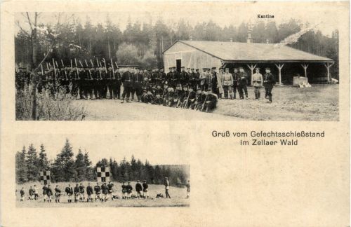 Gruss vom Gefechtsschiesstand im Zellaer Wald