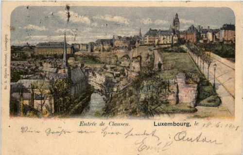Luxembourg - Entree de clausen