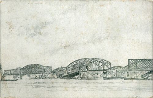 Riga - Die gesprengte Brücke
