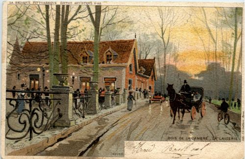 Bruxelles - Bois de la Cambre - Litho