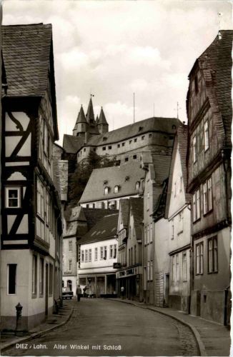 Diez an der Lahn - Alter Winkel mit Schloss