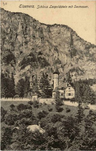 Eisenerz/Steiermark - Schloss Leopoldstein mit Seemauer