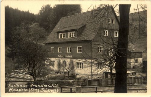 Hohnstein - Gasthaus Grundmühle