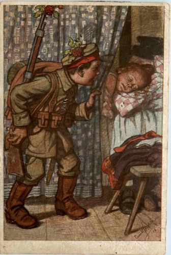Soldat - Künstlerkarte