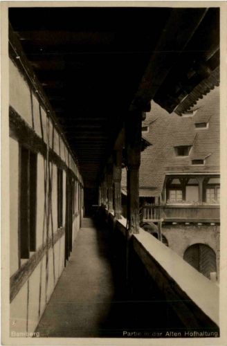 Bamberg - Partie an der alten Hofhaltung